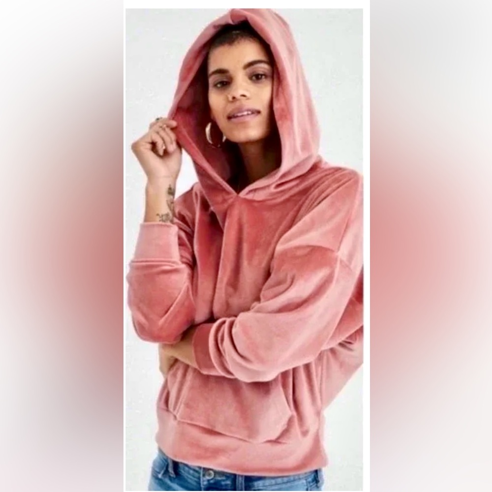 American Eagle Outfitters Velour Hoodie